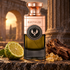 Electimuss Capua with bergamot, cedarwood, and golden resin before softly lit Roman stonework and wisps of smoke.