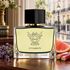 Jovoy 21 Conduit St with lavender, grapefruit, and rhubarb beside a sunlit London townhouse window.