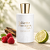 uliette Has A Gun Another Oud beside raspberries, bergamot, and oud wood on pale stone in soft sunlight.