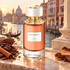Boucheron Cuir de Venise bottle beside cacao beans, cinnamon and cedar on a stone balcony overlooking a softly lit Venetian canal.