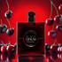 Opium noir sur rouge